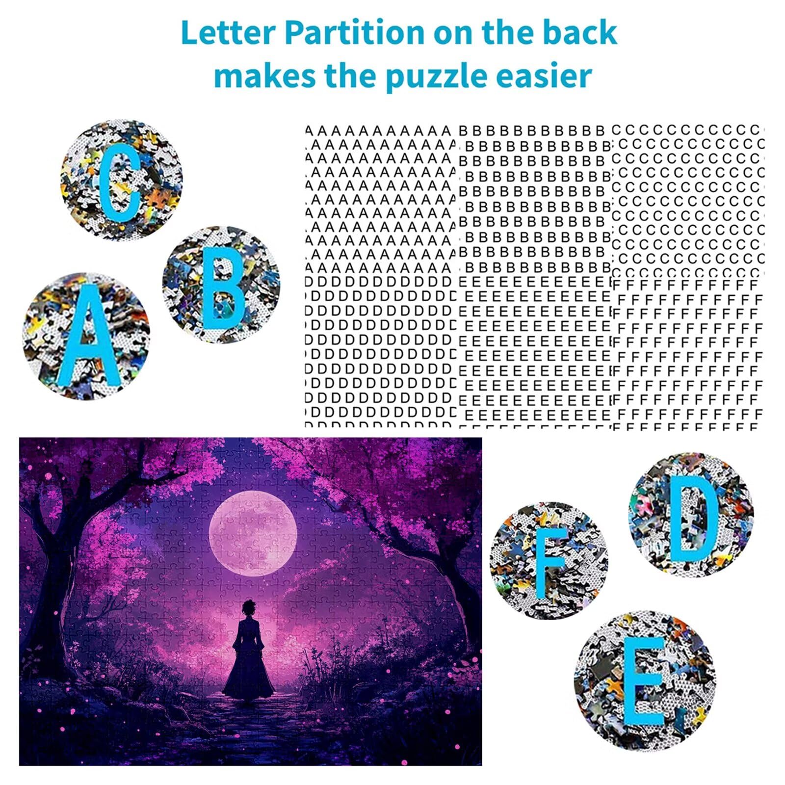 Puzzle 4000 elementów leśnych puzzle dla dorosłych kobiet 141 x 87 cm unikalne rzemiosło klasyczne 3D drewniana układanka do rodzinnych gier aktywnych, układanka do samodzielnego wykonania nawet do