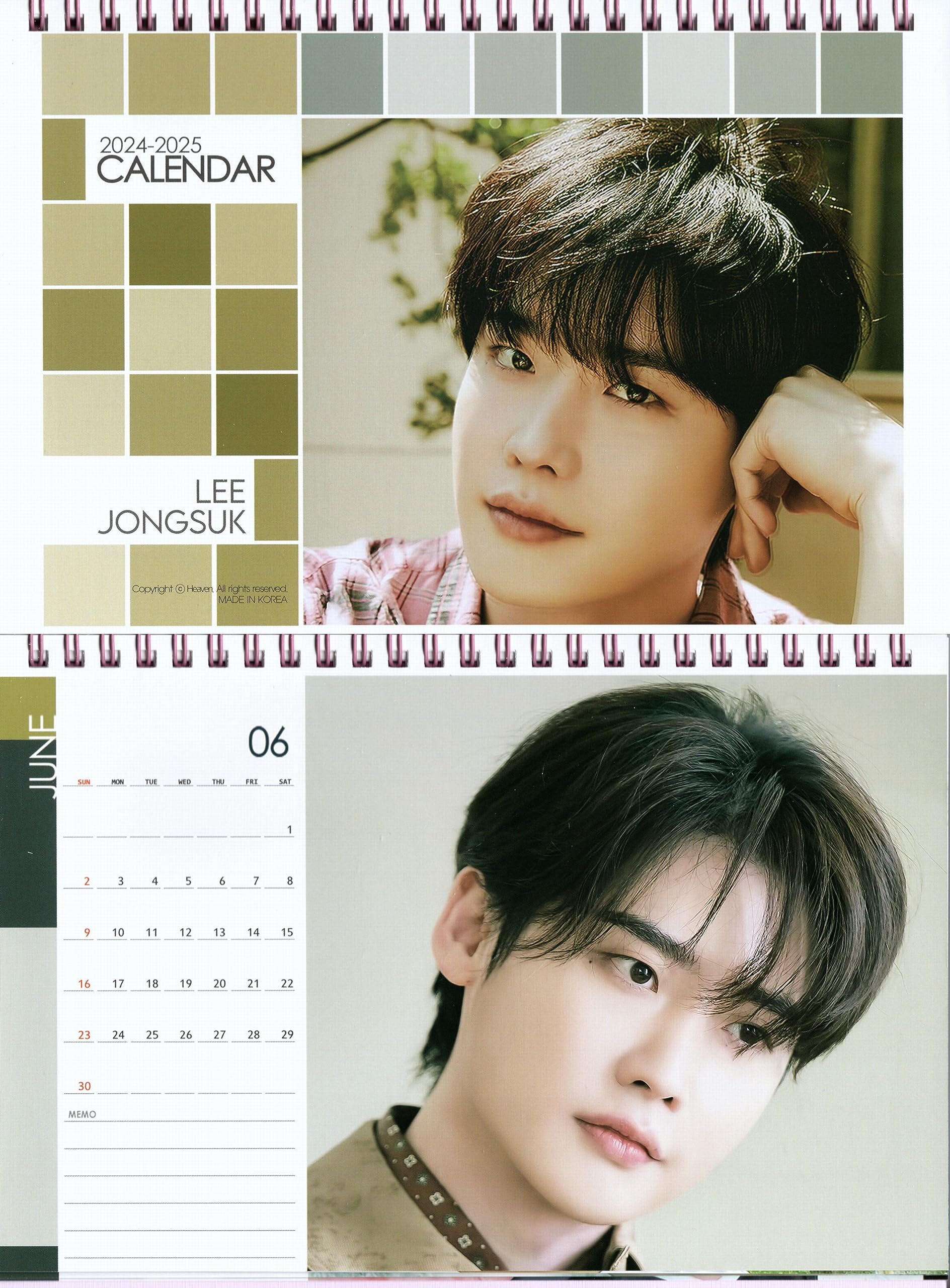 Amazon.co.jp: イ・ジョンソク イジョンソク グッズ 卓上 カレンダー