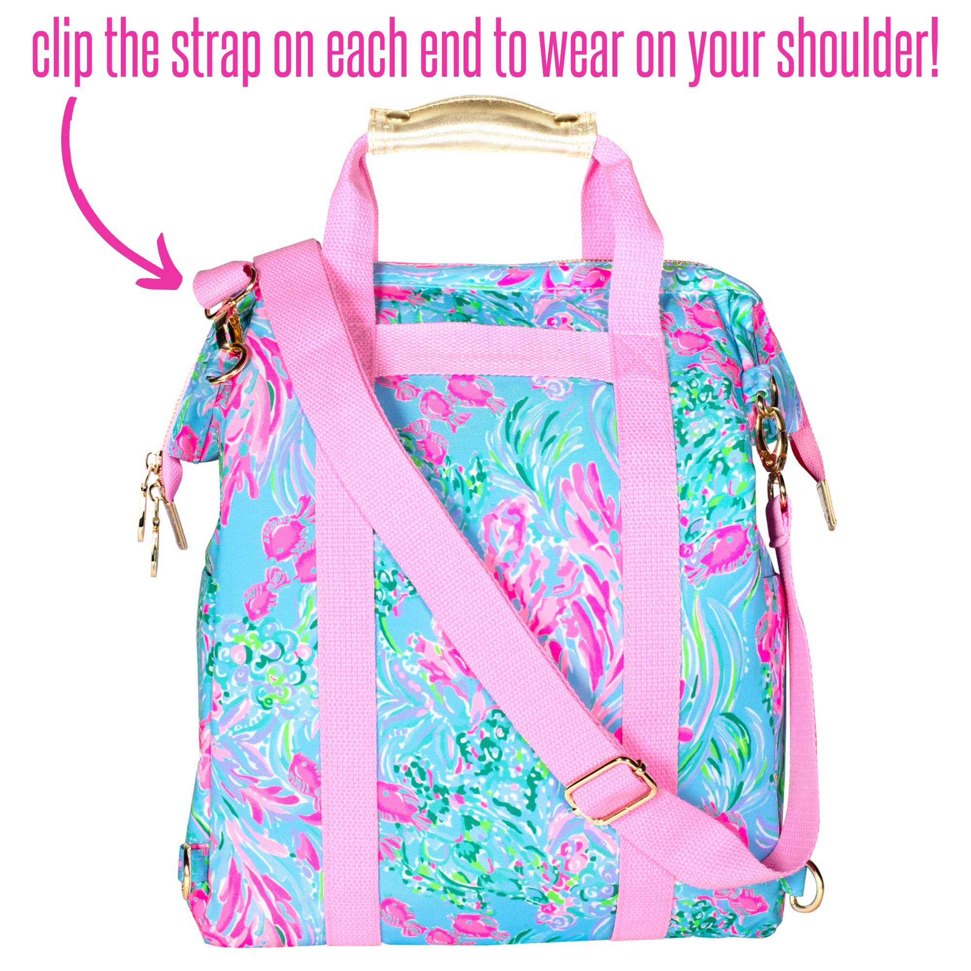 Lilly Pulitzer Insulted Backpack Cooler 