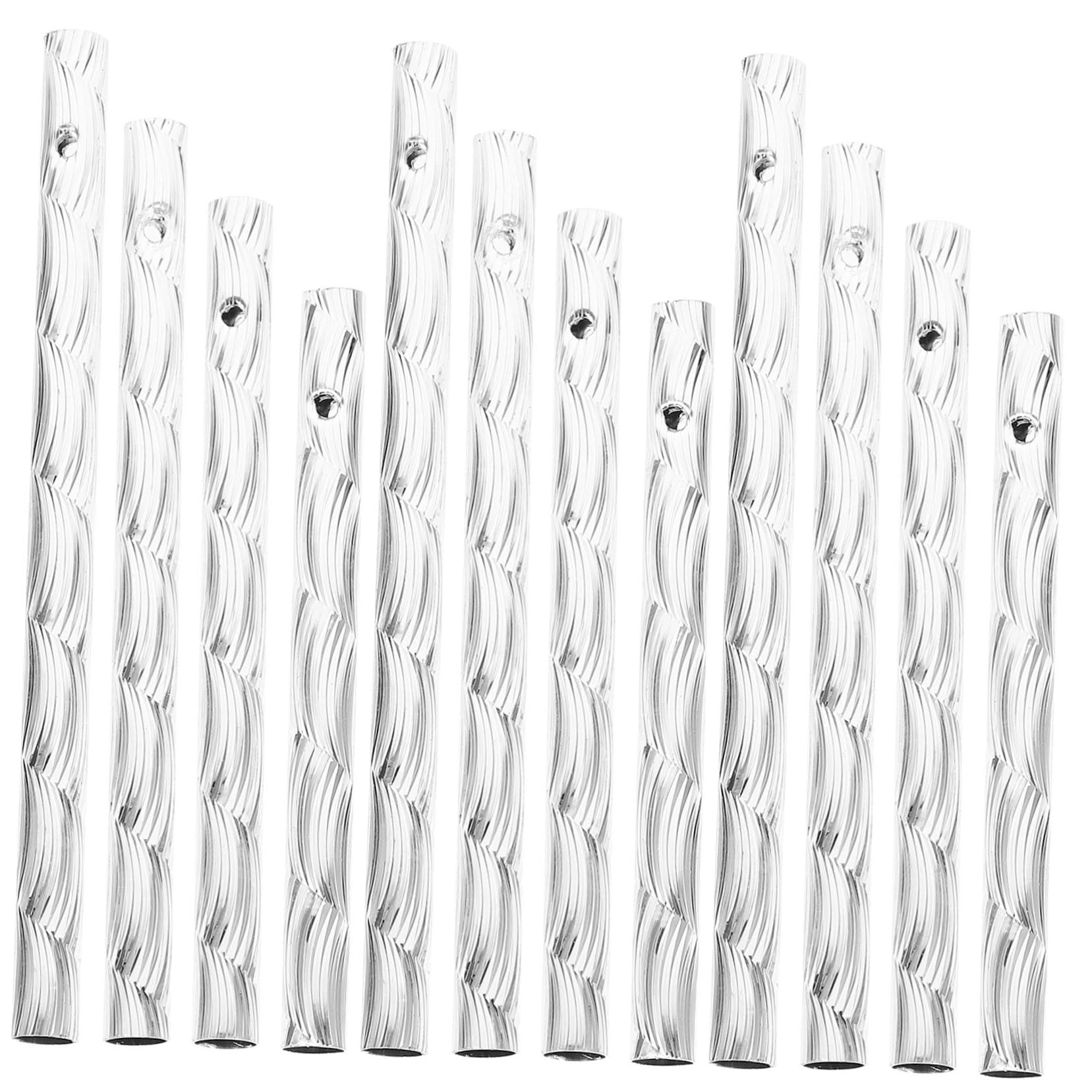 Tube pour carillon éolien robuste en lot de 20 pièces pour jardin