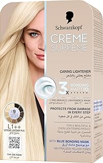 Schwarzkopf Creme Supreme Full Kit L1++ Permanent Extreme Hair Lightner Plus