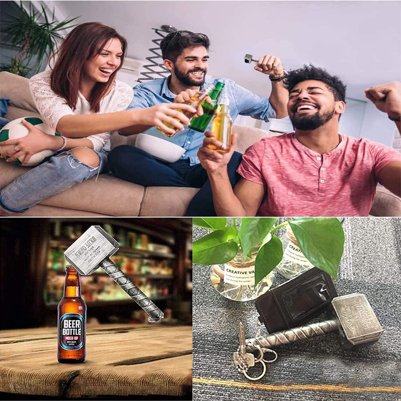 Apribottiglie Thanos Guanto Infinity - 4 Pezzi Collezione Marvel Avengers - Foto 6