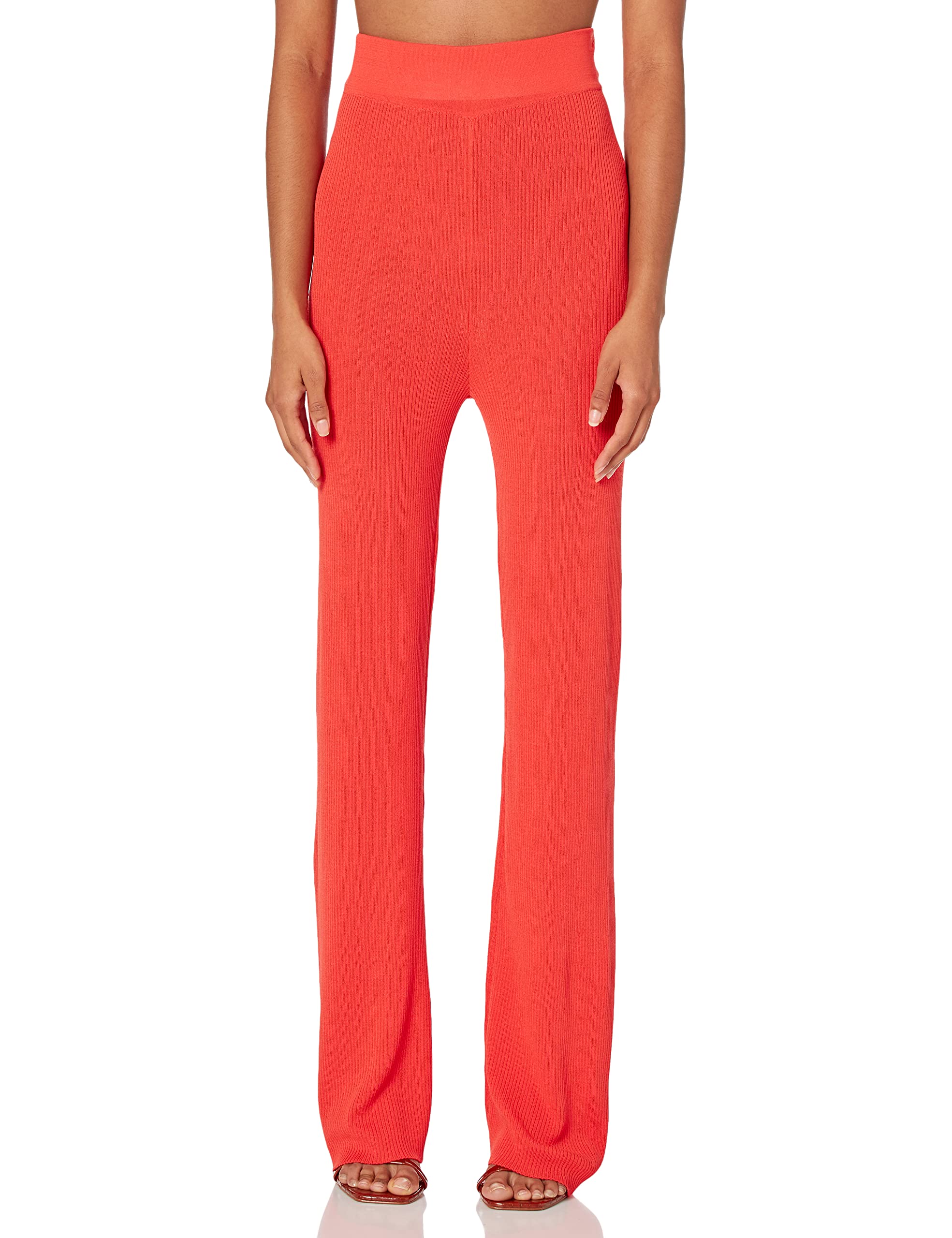 The Drop Womens Ellison Rib Flare Leg Sweater Pant