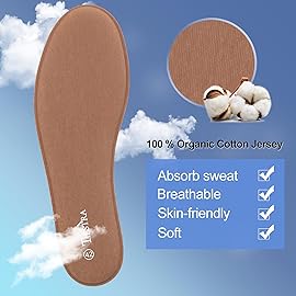 2 Pair -Shoe Inserts for Mens Memory Foam Insoles,Replacement Insoles for Work Boots Running Shoes, Cushion Shock Absorbing for Foot Pain Relief, Comfort Breathable Inner Soles Brown 45EU,US12
