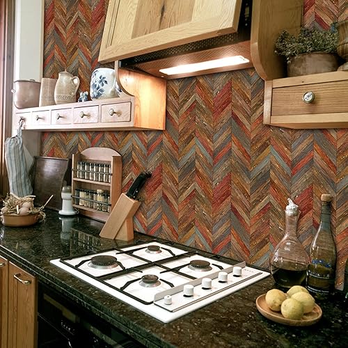 Miniatura 3 de FRAKYEN 20 azulejos adhesivos para cocina y baño, azulejos de despegar y pegar para salpicaduras de cocina y baño