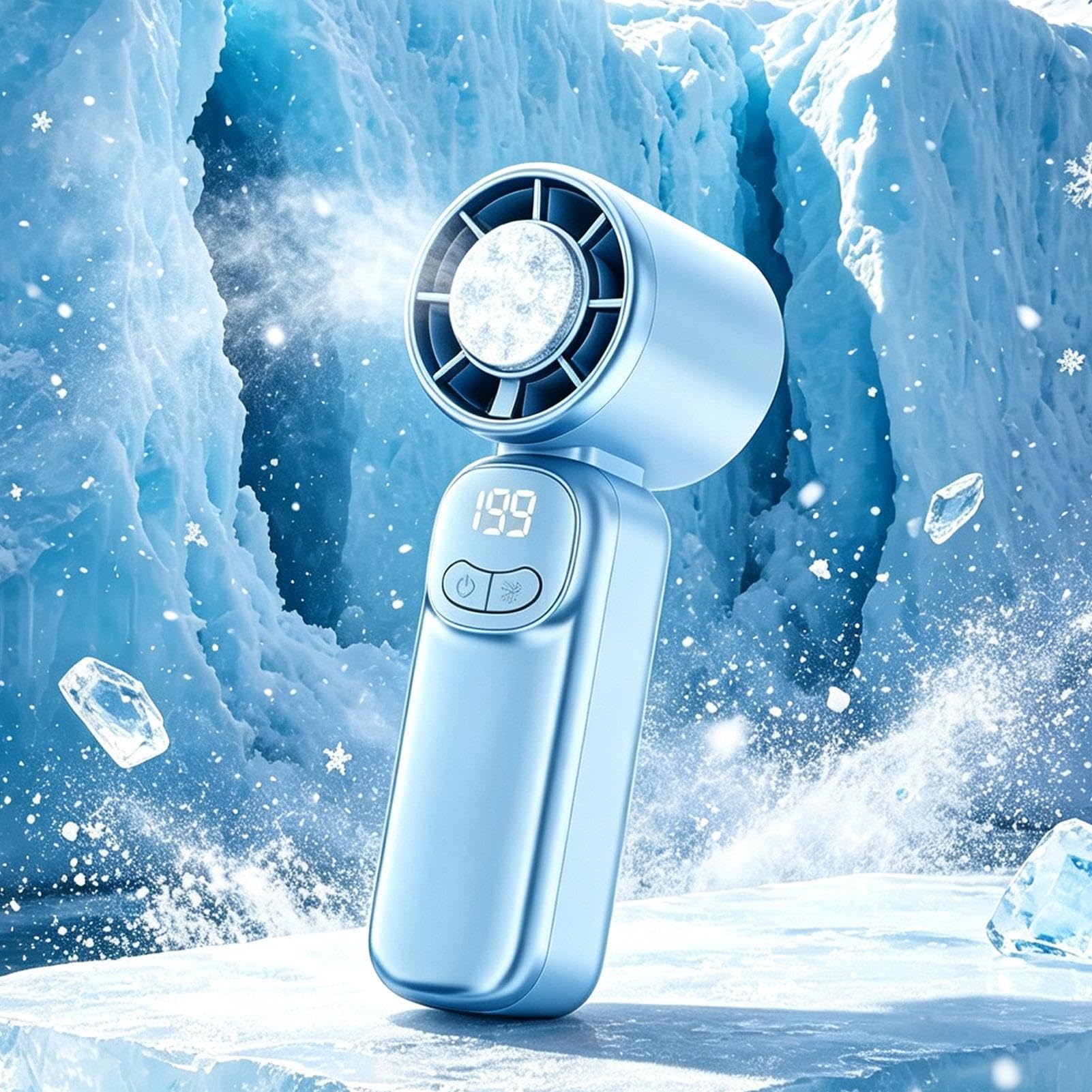 Potente ventilatore portatile a batteria ricaricabile a 199 velocità