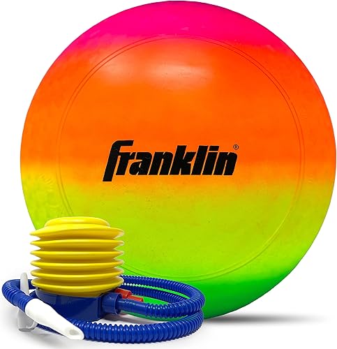 Franklin Sports Bola de juegos Rainbow Vibe de 16"