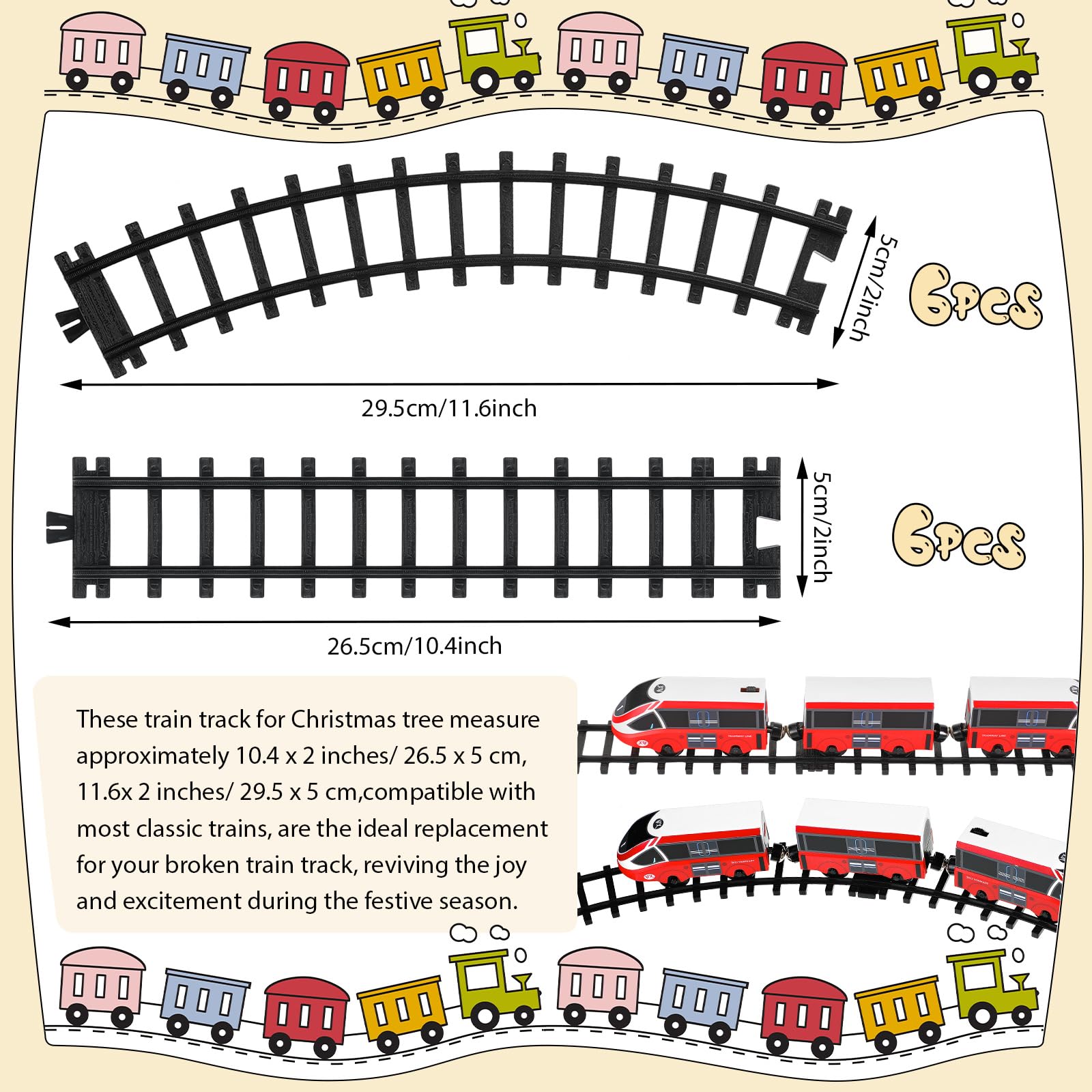 Toyvian 2 Piezas Barreras De Carretera Para Vías De Tren – Plástico Resistente, Compatible Con Circuitos De Tren – Ideal Para DIY Y Juego Imaginativo