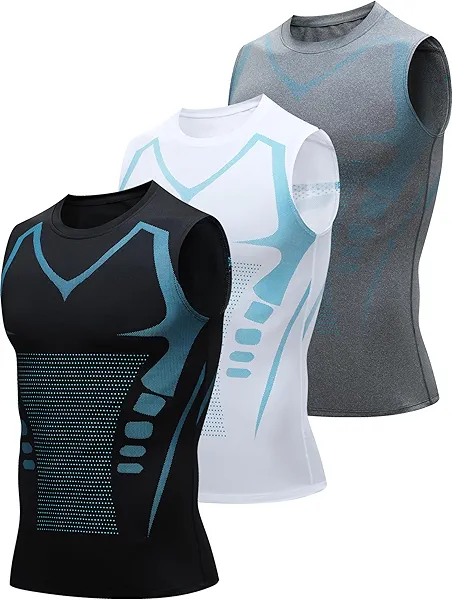 Mens Tank Tops,Sport Running Dry Fit Gym Shirt, Wicking Athletic Mesh Breathable Muscle Tee Workout Sleeveless Shirts
