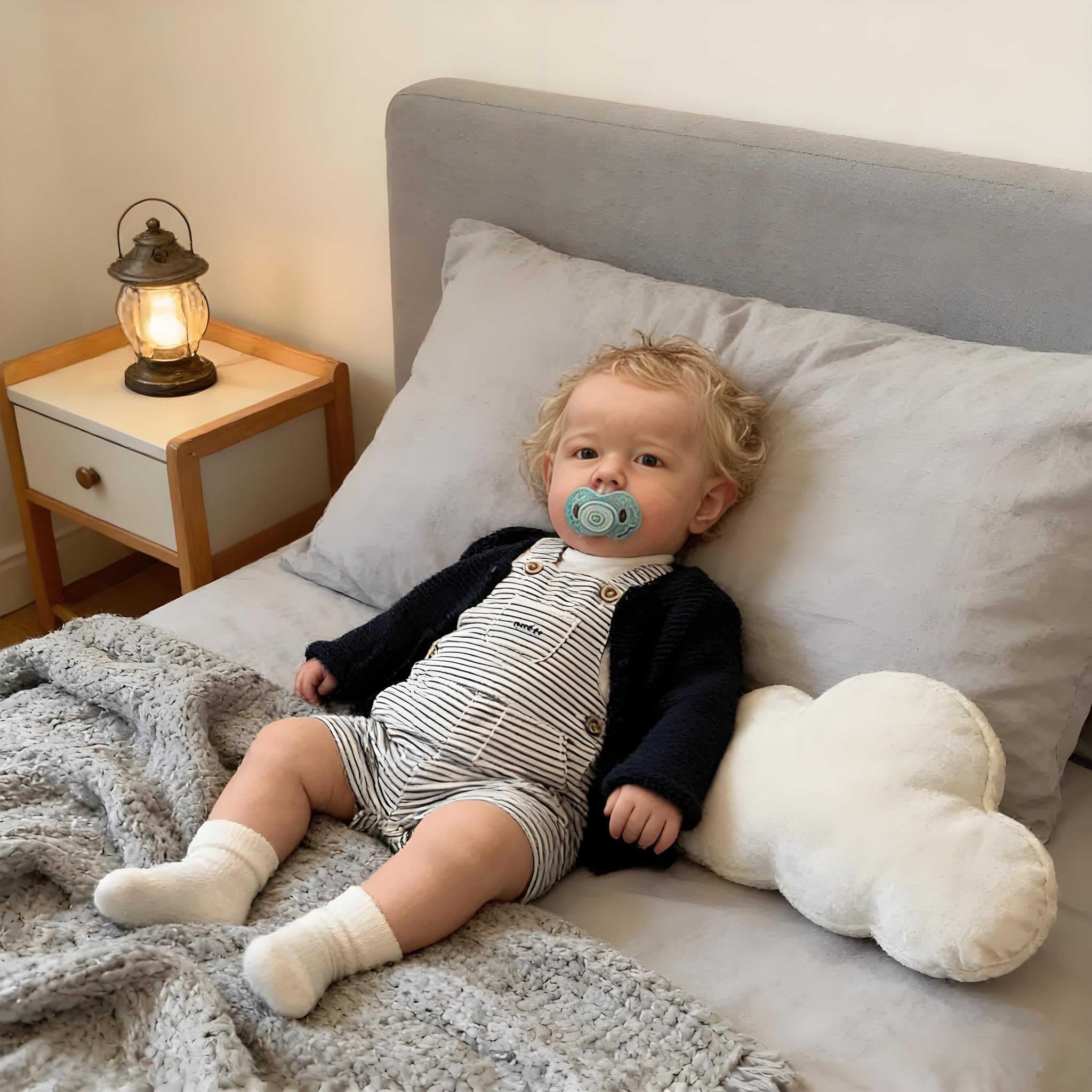 Reborn Baby Dolls silikonowe pełne ciało winyl 50 cm realistyczna lalka bobas blond chłopiec Liam realistyczne noworodki lalki prawdziwe życie Reborn lalki z akcesoriami do zabawek