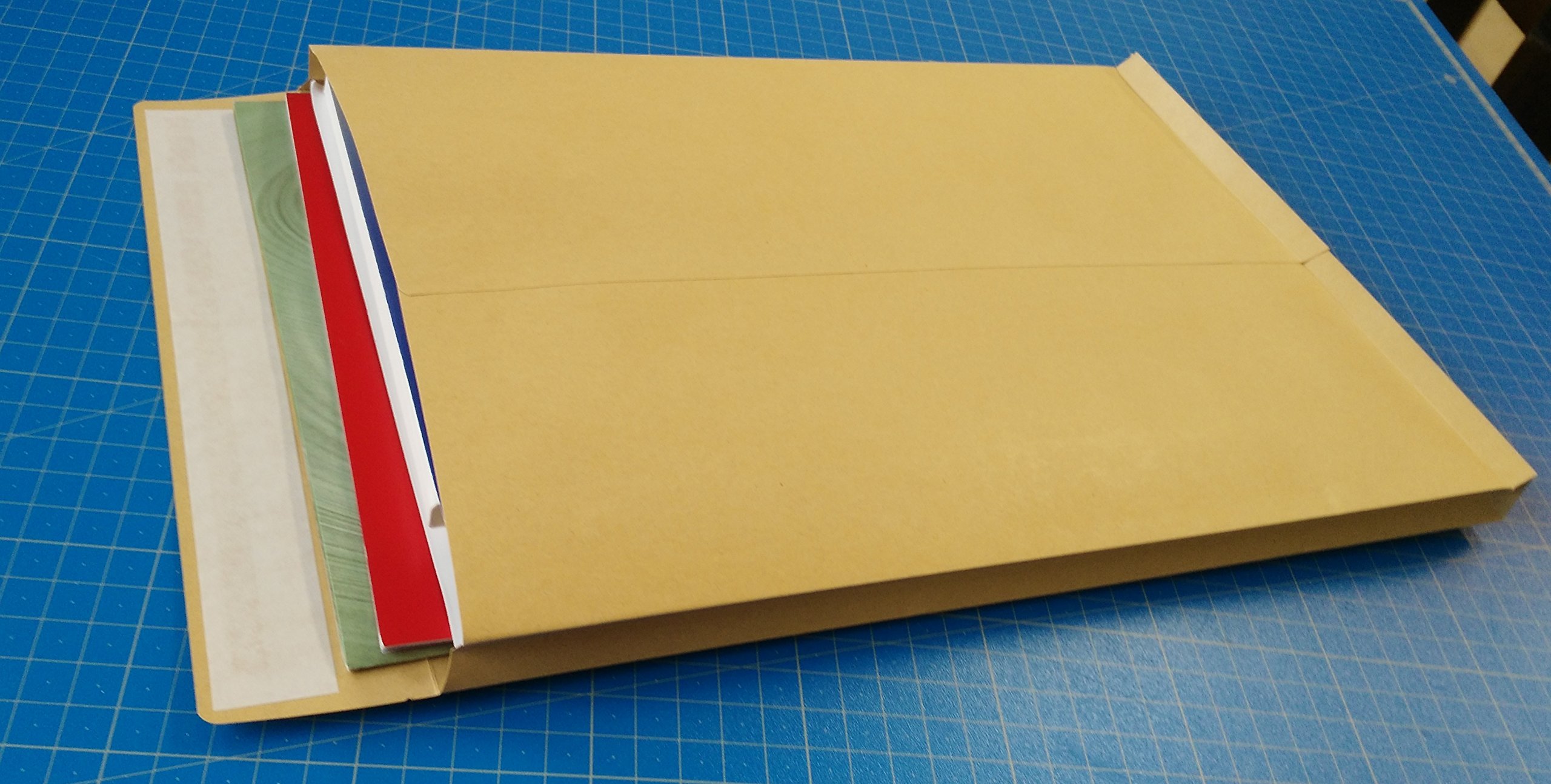 250 Faltentaschen Versandtaschen C4 229x324x20 mm braun 120 g/m²