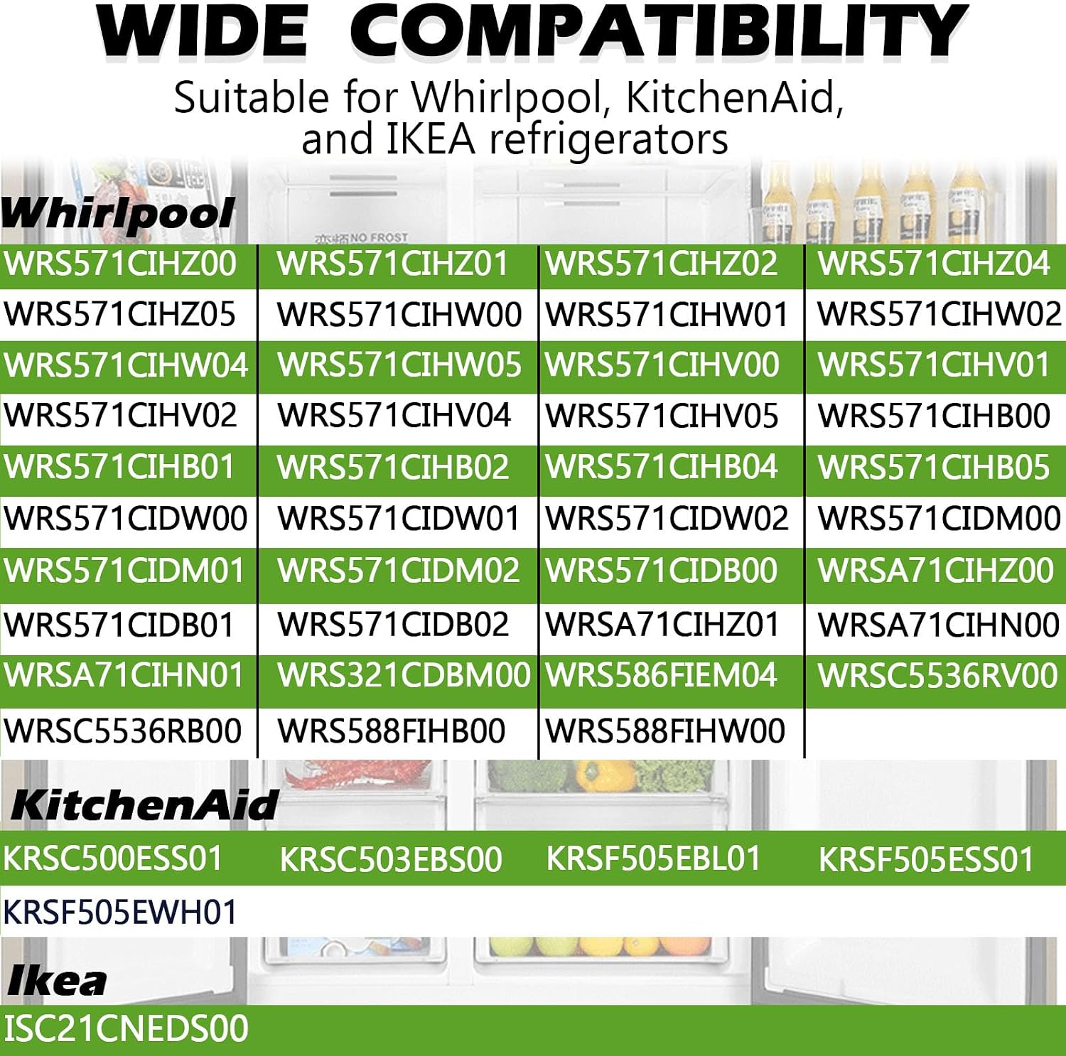 W11130203 Freezer Glass Shelf Replacement 11.7"x10" Tempered Glass Freezer Shelf Compatible with Whirlpool Refrigerator AP6262449, AP6262450, W11130203 Replacement Part.2