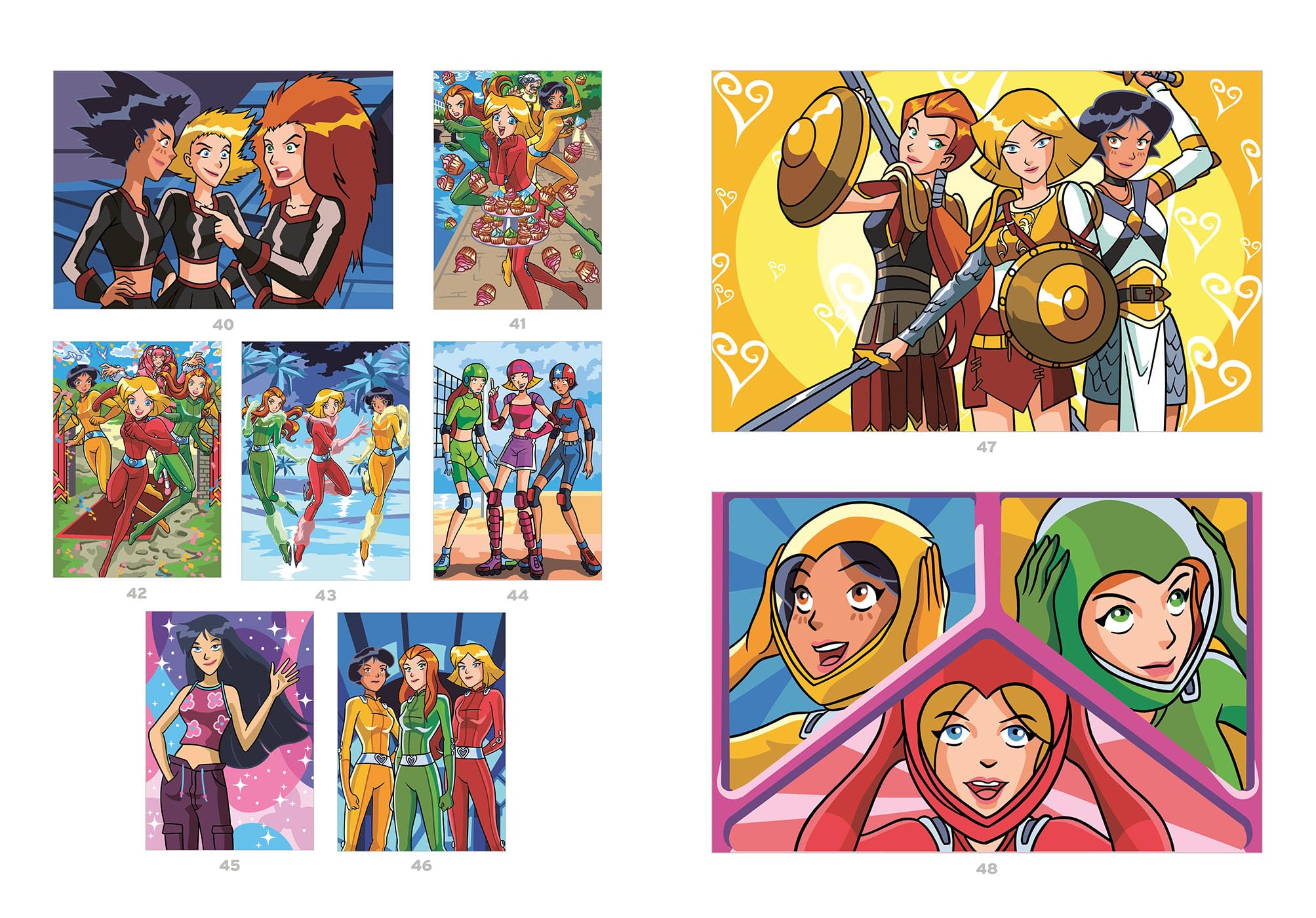 Coloriages mystères - Totally Spies: Coloriez les chiffres et découvrez l'image