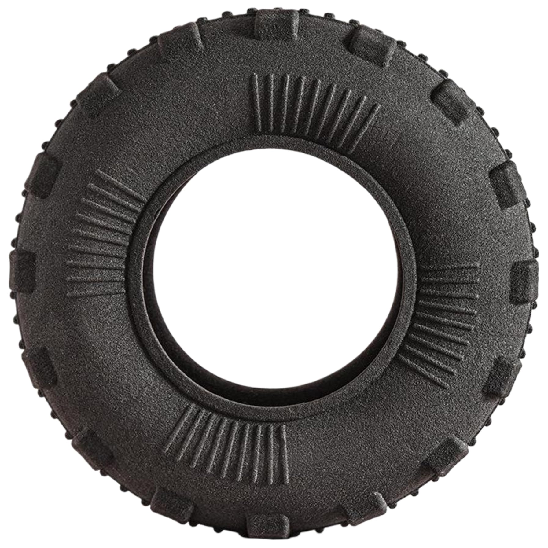 Jouet indestructible en forme de pneu pour chien 6x6 contre l'ennui