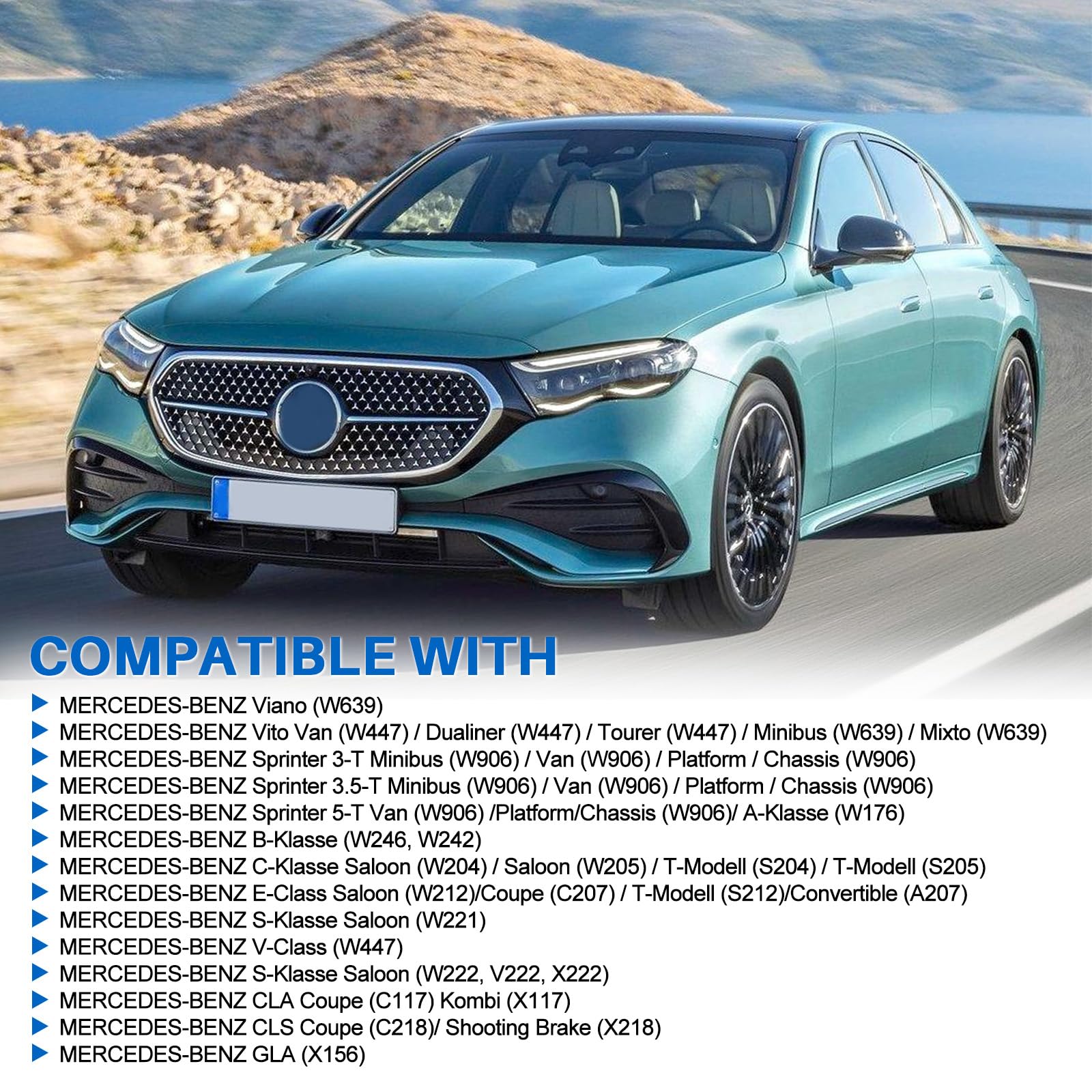 Unidad de vacío Enfriador de escape Válvula EGR Clase E W212 Clase S W222 Clase C W205 S205 Sprinter 3-T W906 Convertidor de presión Turbocompresor 6511410369 A6511410369