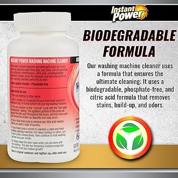 【Heath】 Amazon.com: Instant Power Washing Machine Cleaner - Descales