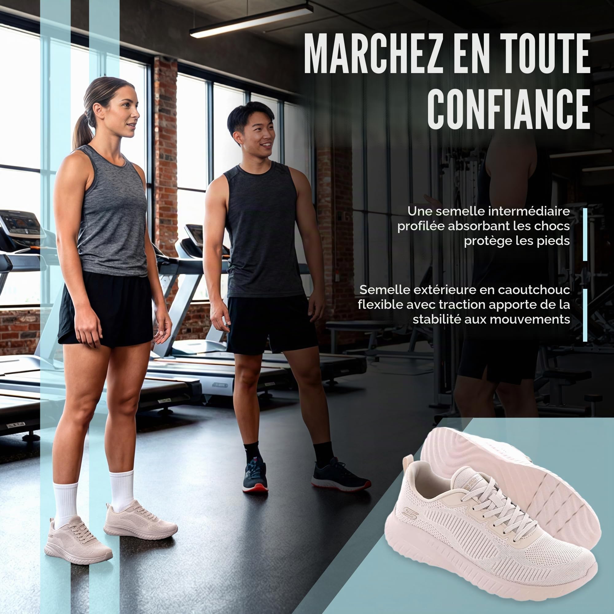 Skechers Bobs Squad Chaos Face Off BasketFemme