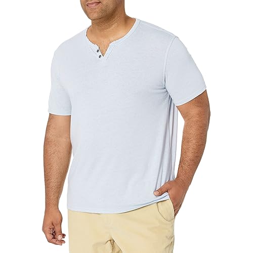 Lucky Brand Men's Venice Burnout Notch Neck Tee