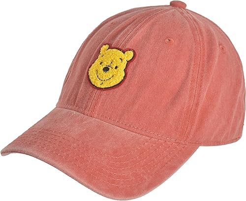 Miniatura 7 de Concept One Disneys Winnie The Pooh Embroidered Cotton Adjustable Dad Hat Azul claro, Oliva/pétalos de pincel.