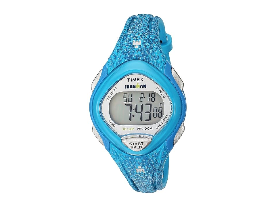 

Timex Ironman Sleek 30 Mid-Size Resin Strap (Blue) Watches