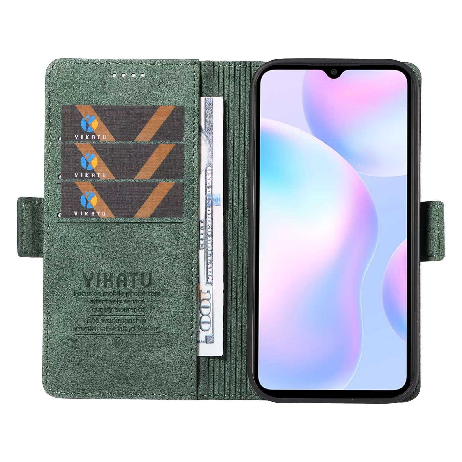 SEAHAI Cover per Samsung Galaxy A26 5G, Custodia Pelle Flip Portafoglio (p1P