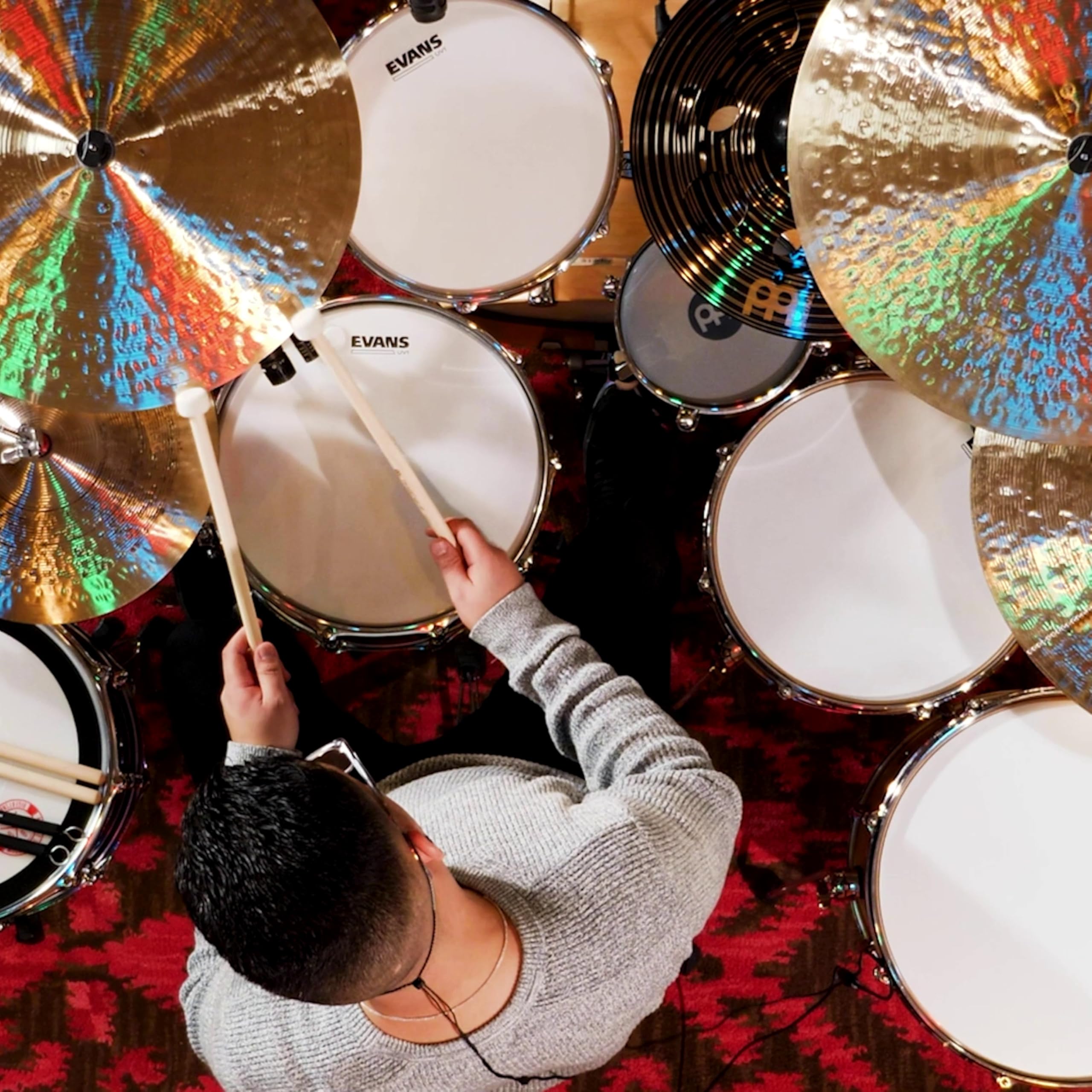 Meinl Mazzuolo medio per batteria - Mazzuolo per percussioni da concerto