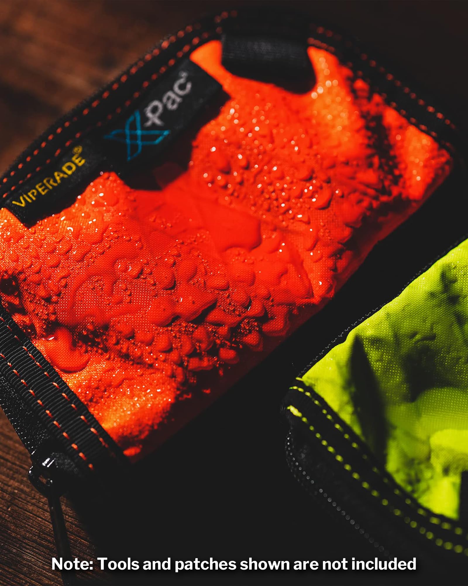 VIPERADE VE10 Pochette EDC de Poche Petite Pochette à Outils avec 10 Compartiments, Organiseur de Poche pour Homme pour Multi-outils, Organiseur EDC avec Zone de Patchs pour DIY (X-pac Noir)