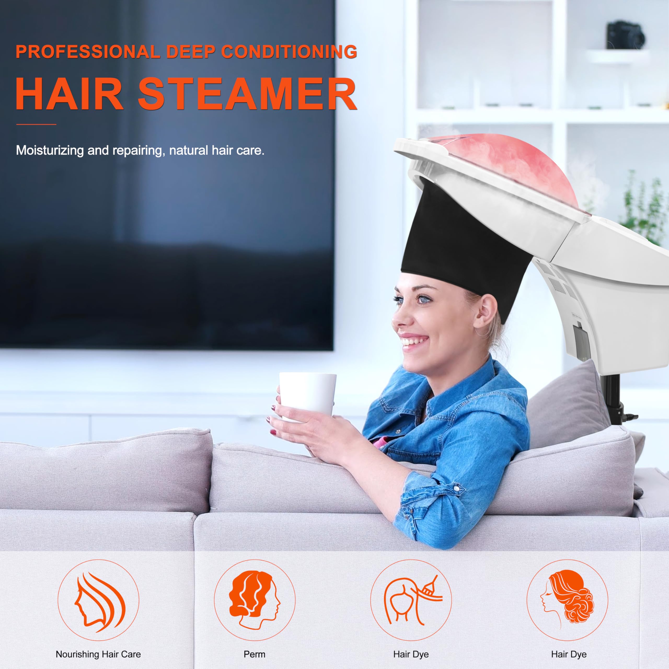 Elitzia Hair Steamer - Enhance Color & Moisture -2