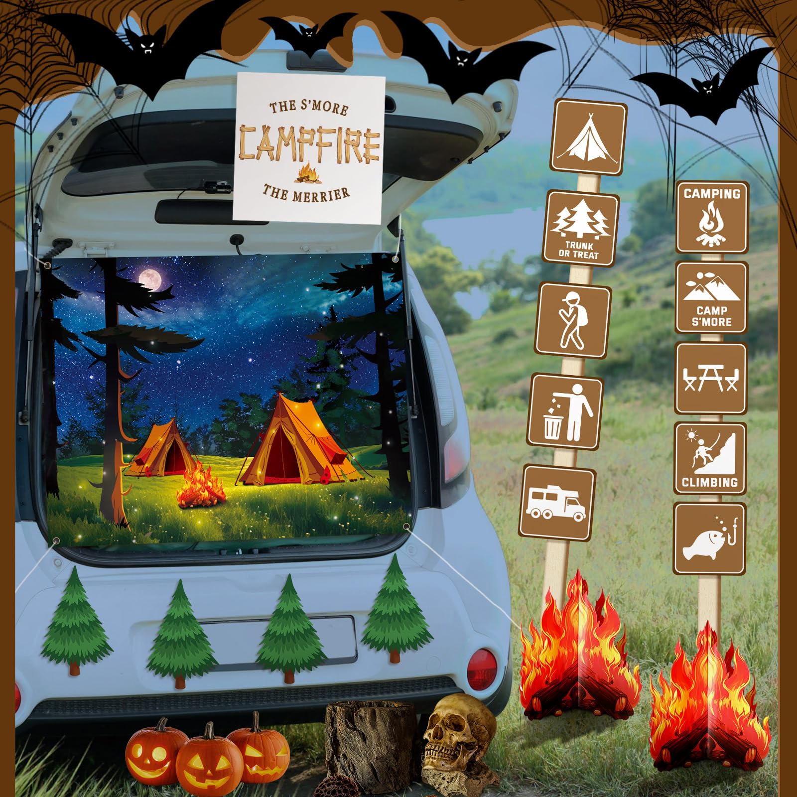 Car Camping Themed Decorations Camping Party Decorations