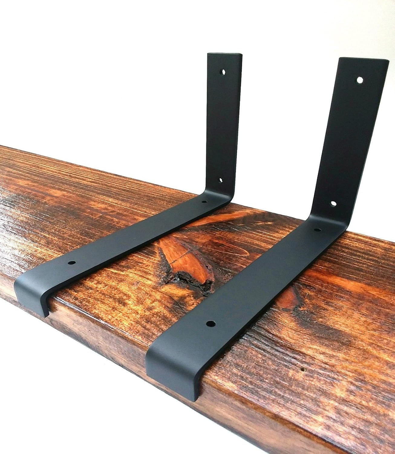 2 Pack 5.5"x4" Shelf bracket, Metal shelf brackets, Iron