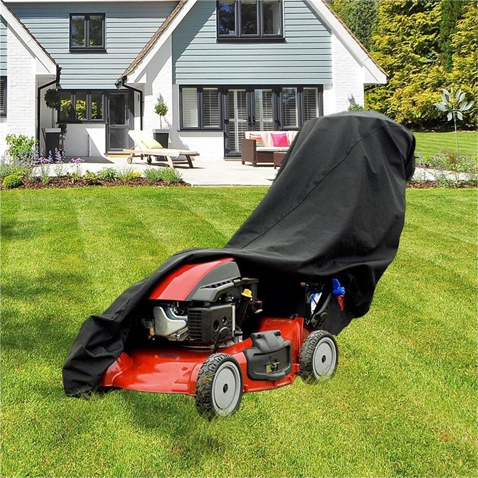 Lawnmower Cover Waterproof Dustproof 210D