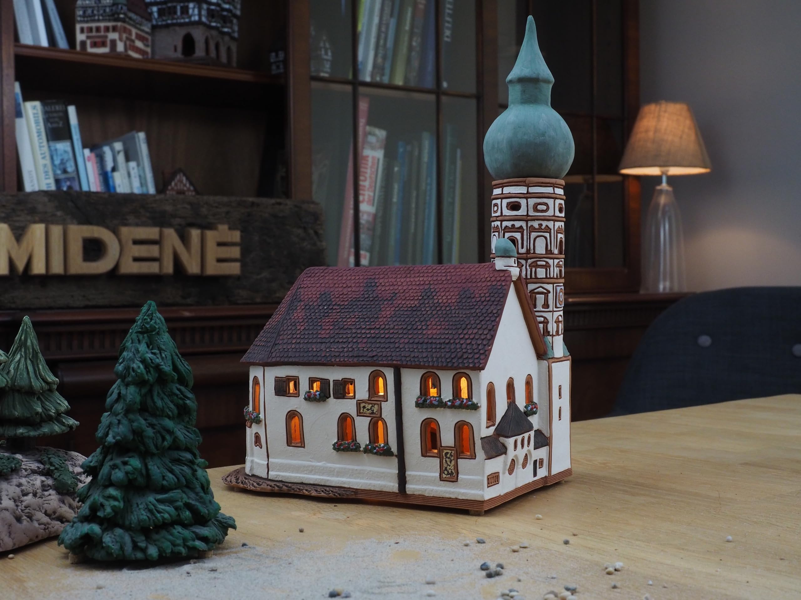 Midene セラミックアート ティーライトキャンドルホルダー 部屋の装飾