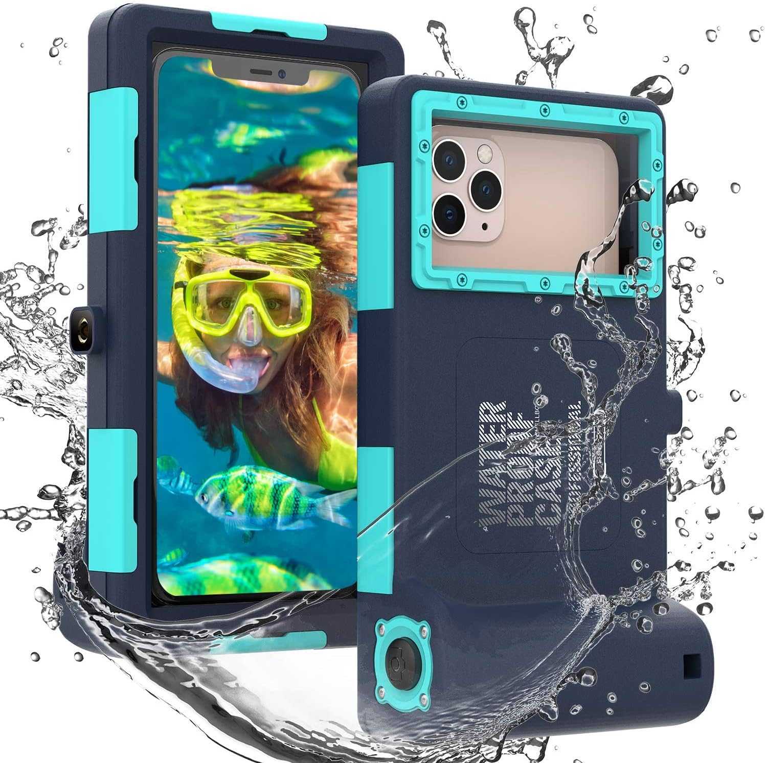 Amazon.com: Nisso Professional [15m/50ft] Snorkeling Underwater Phone ...