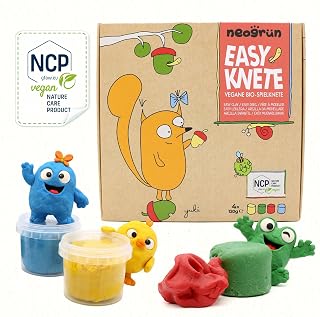 Bio-Kinderknete vegan, 4x120 g