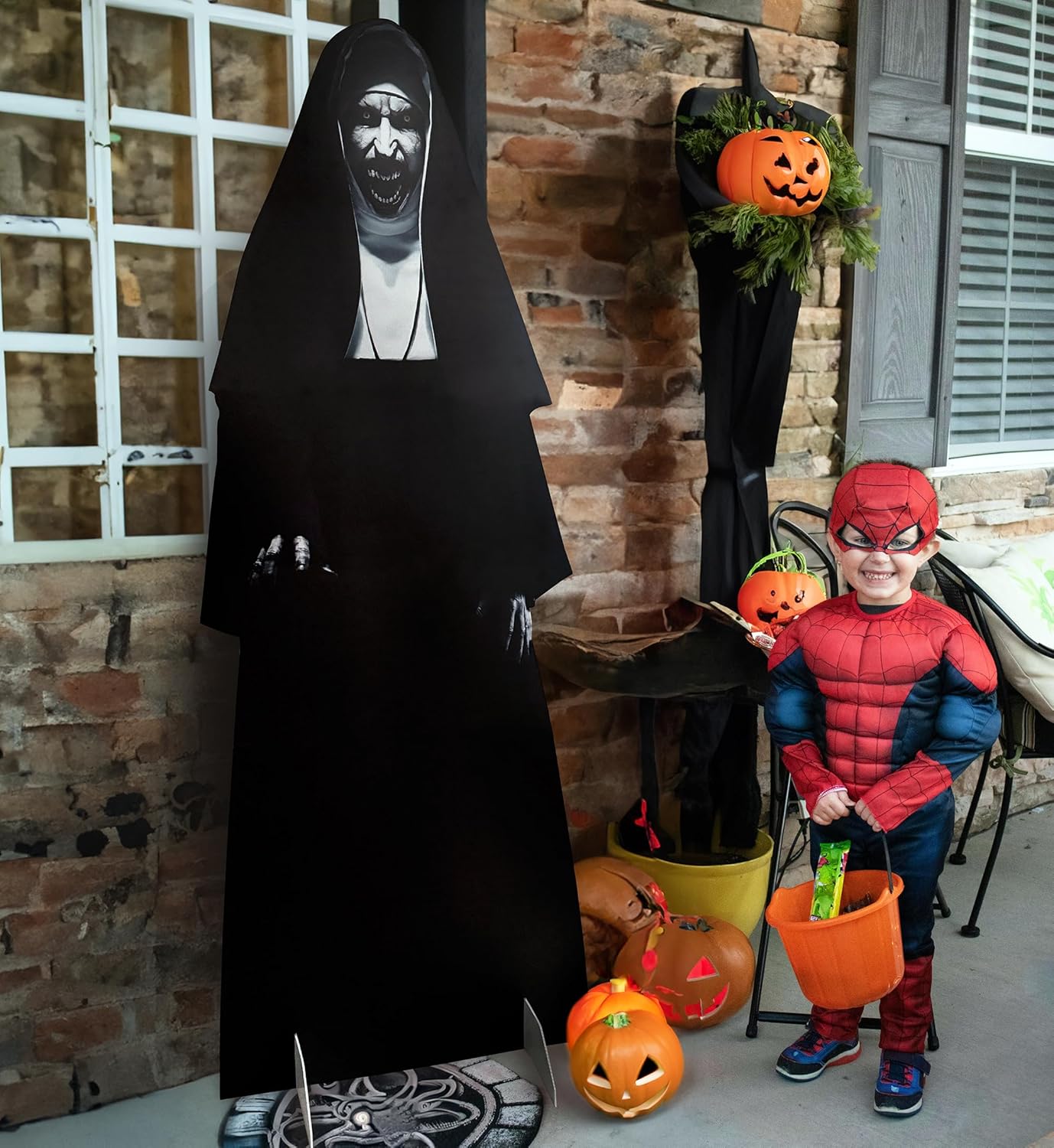 MCJC Horror Cardboard Cutout,Life Size Cardboard Standing,Halloween Indoor Outdoor Decorations