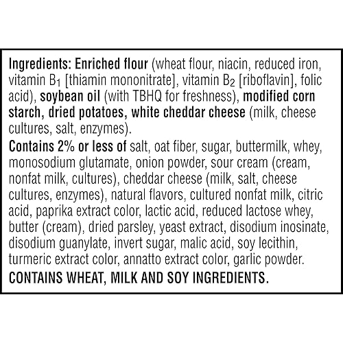 Miniatura 34 de Cheez-It Snap'd, Chips de galletas de queso, patatas fritas finas, aperitivos para el almuerzo, paquete variado, caja de 22.5 onzas (3 bolsas)