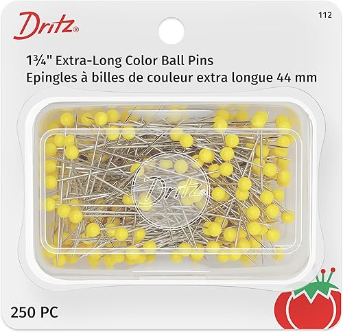 Miniatura 6 de Dritz 36 pines de bolas de color, 1-116 pulgadas (100 unidades)