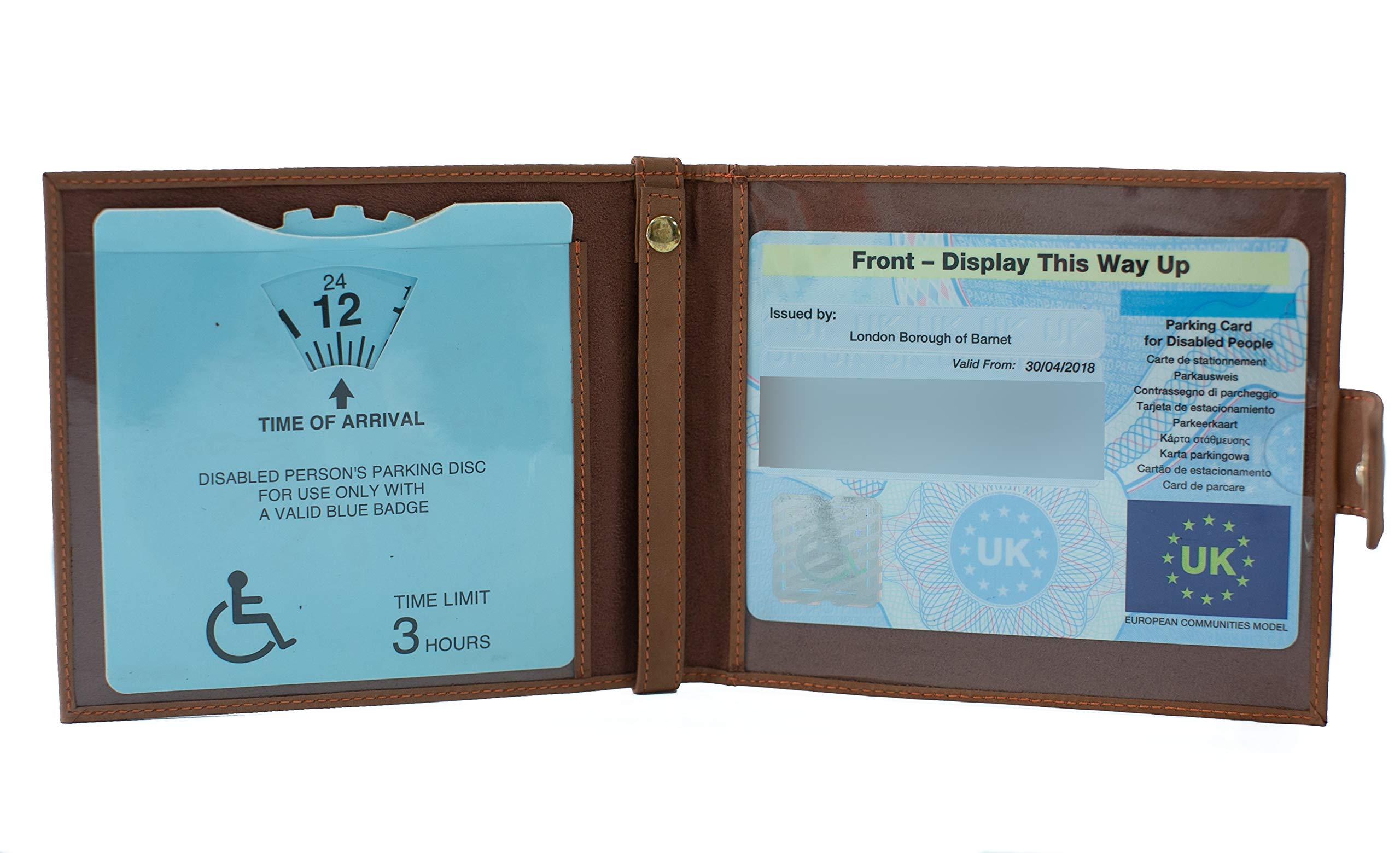 Buy Disabled Permit Badge Holder 17x14.2 cm Handmade with Luxurious