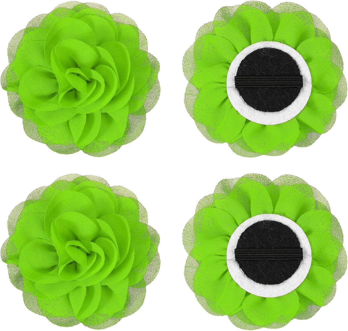 Dog Collar Flowers, Pet Flower Charms Soft Chiffon Cat Collar Bow Tie Floral Grooming Supplies, Intended for Dog