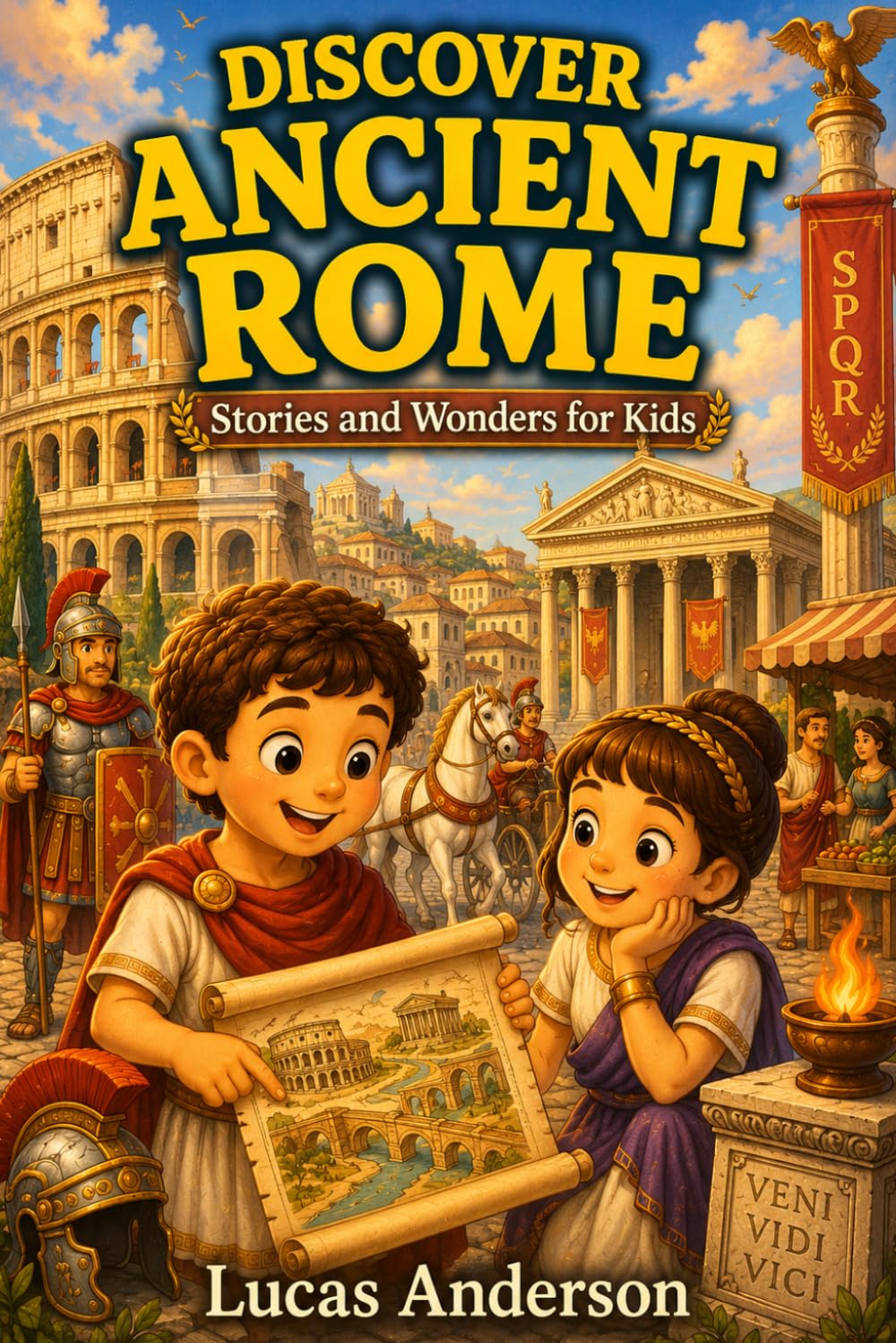 Discover Ancient Rome: Stories and Wonders for Kids - 25 Short Illustrated Tales for Ages 5–9 (Discover Ancient Worlds)