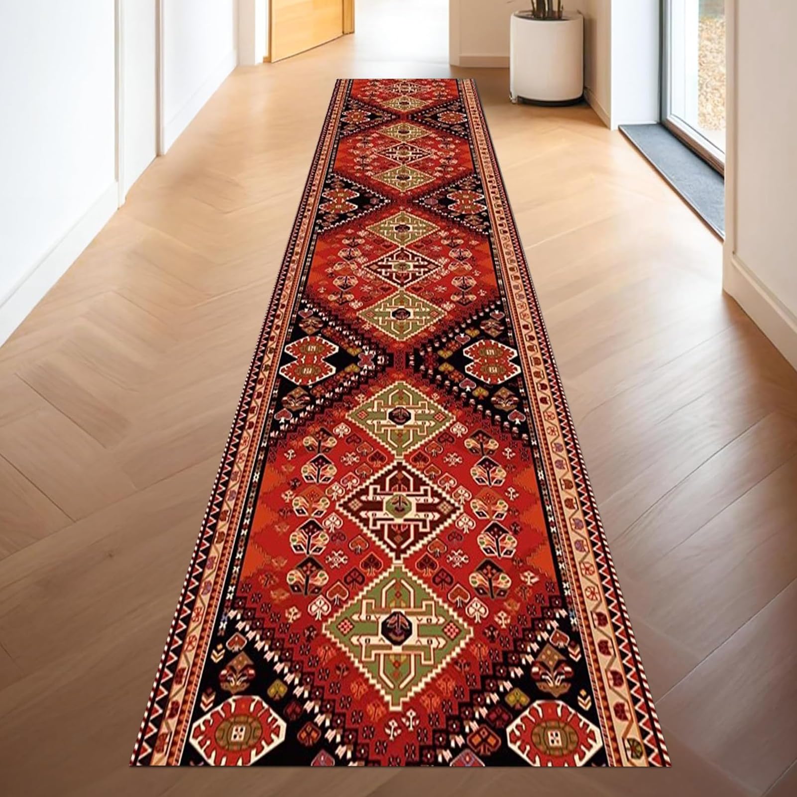 Tapis de sol antidérapant pour cuisine et couloir étroit lavable en machine largeur 80cm
