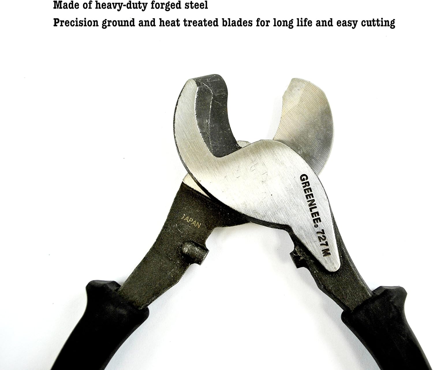 Greenlee 727M Cable Cutter With Cushion Grip Handles, 9-1/4"