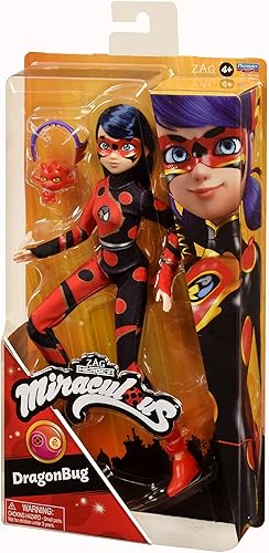 Vista 5 de BANDAI Milagrosa mariquita y gato negro juguetes Dragon Bug Fashion 10.2 in muñeca