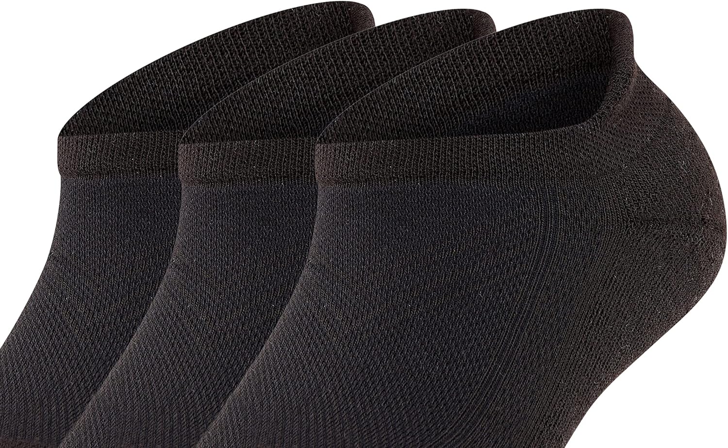 FALKE Unisex Cool Kick 3-Pack Sneaker Socks, Breathable, Cooling Effect, Polyester, Ankle, Everyday Casual, Black (Black 3000), 10.5-11.5, 3 Pairs
