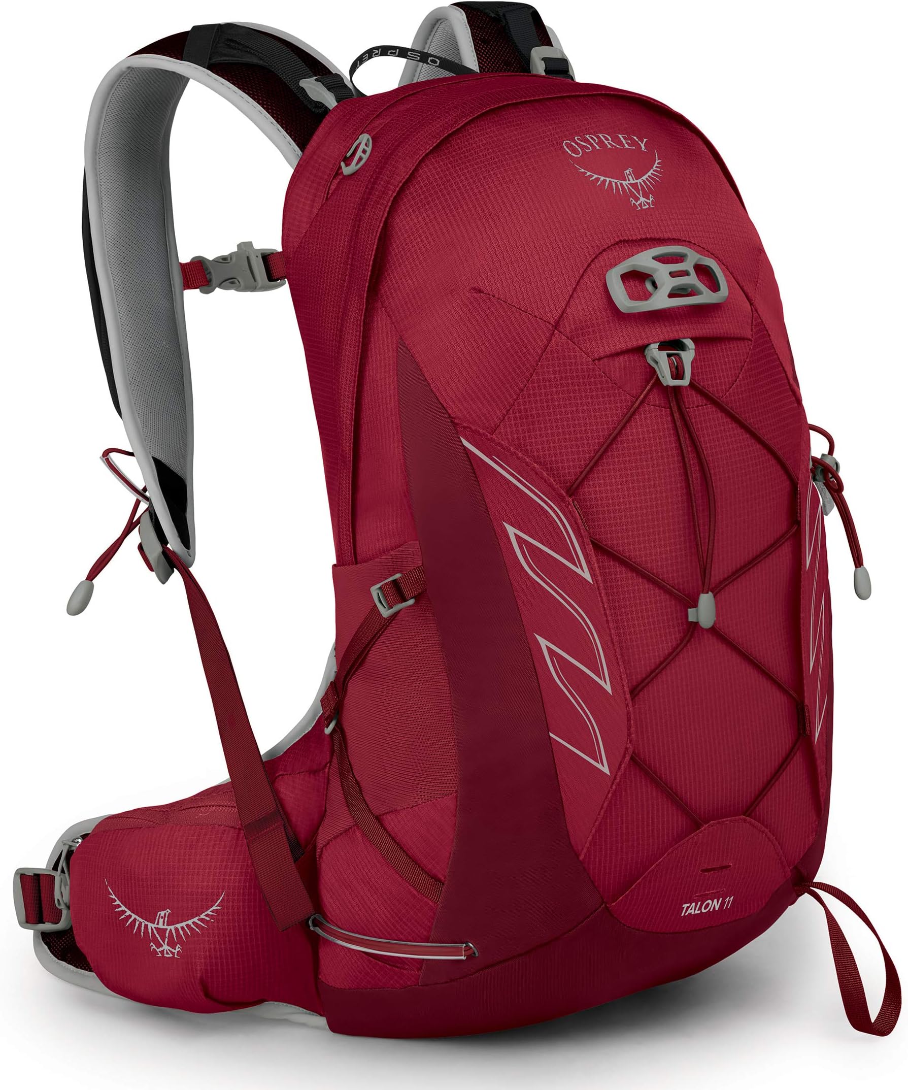 OspreyTalon 11L Men's Hiking Backpack with Hipbelt, Cosmic Red, S/M