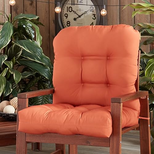 Miniatura 2 de South Pine Porch Cojín de asiento y respaldo para exteriores, color óxido