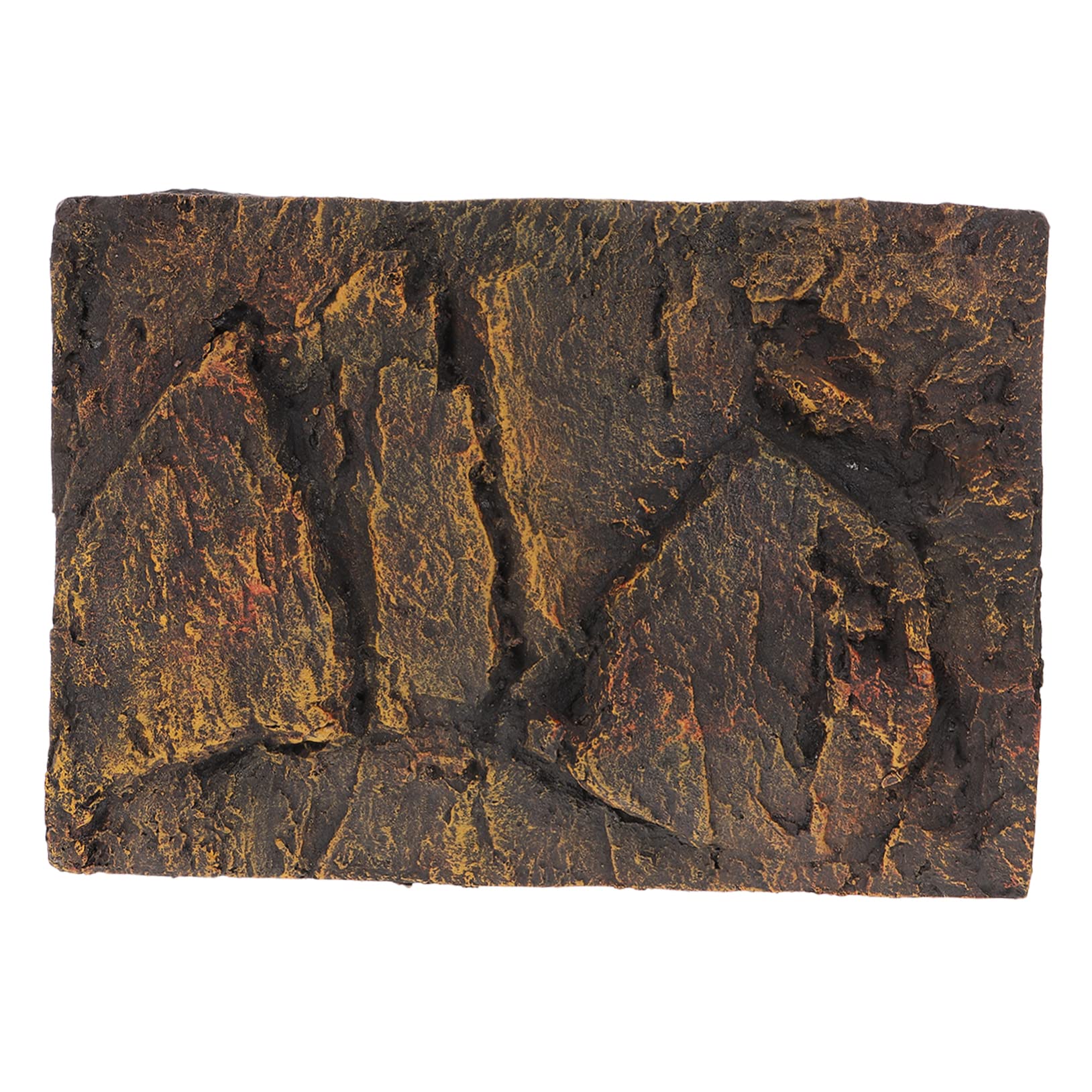 Hemoton Reptile Climbing Decor Pu Material Tank Background Board for Turtle Aquarium