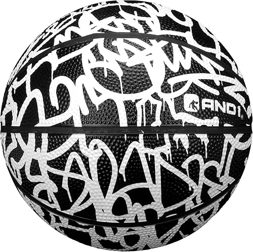 Miniatura 4 de Paquete de 3 juegos de mini baloncesto AND1 para niños (desinflada con bomba incluida): - Tamaño 3, balones de baloncesto premium para jóvenes de 7