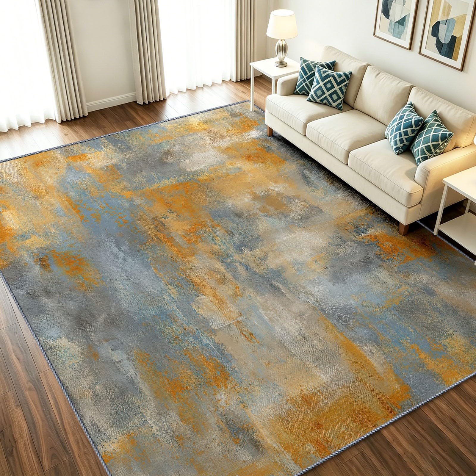 Tapis antidérapant à poil court idéal pour éviter les taches