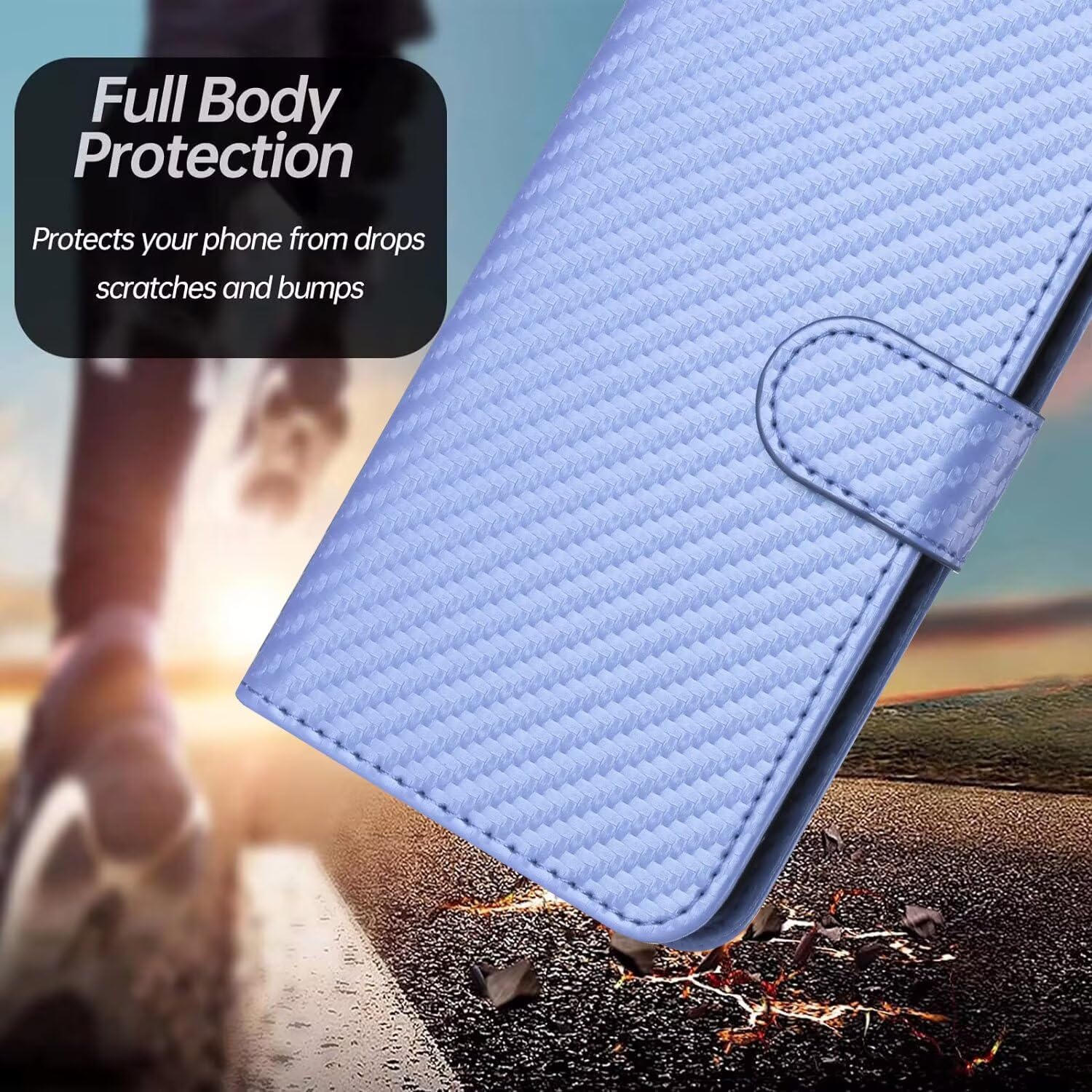 TEYYOS Housse Folio en Cuir pour Xiaomi Poco F7 Pro Coque, Premium PU/TPU Flip Étui Portefeuille avec Fentes pour Cartes, Pochette Protector Etui Case